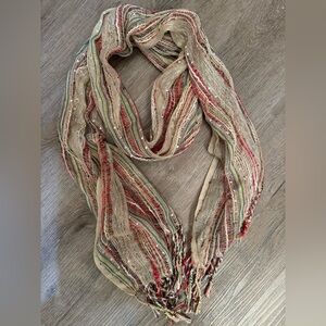 Multicolor Striped Women's Scarf